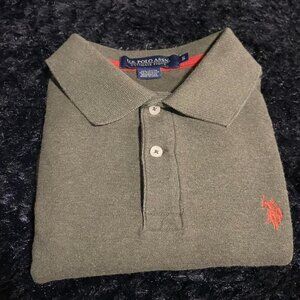 Green U.S  Polo Assn Shirt #preppy #poloassn #ralphlauren #slimfit #smalltshirt
